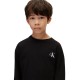 Calvin Klein CHEST MONO LS T-SHIRT 2-PACK (LVCKTJI21B 0R7)