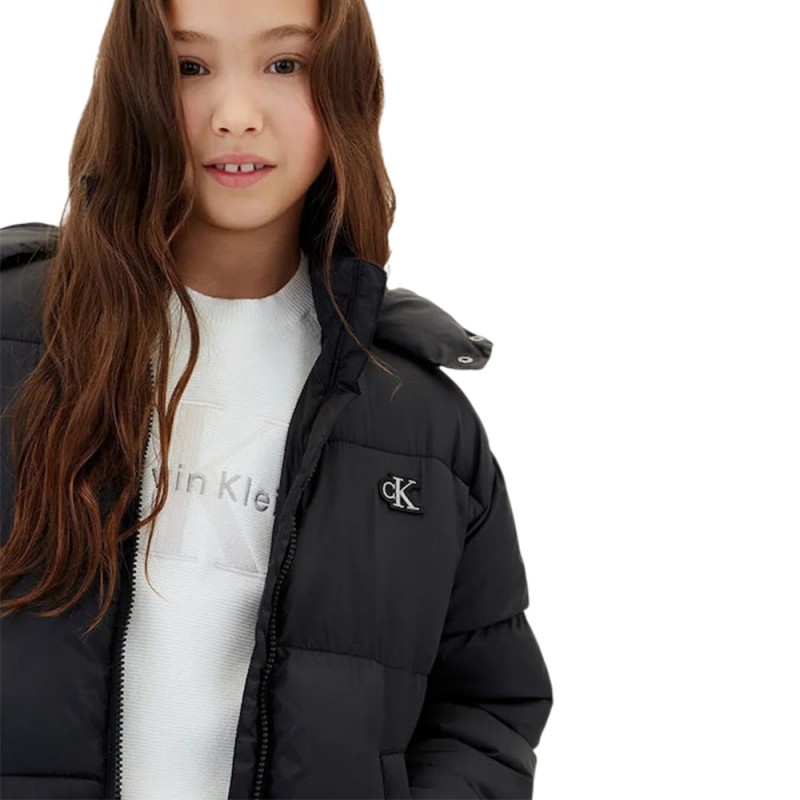 Calvin Klein MINIME CK SHORT HD PUFFER JACK (LVCKTJM02G BEH)