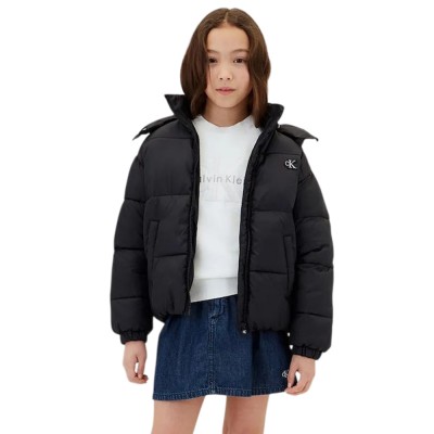 Calvin Klein MINIME CK SHORT HD PUFFER JACK (LVCKTJM02G BEH)