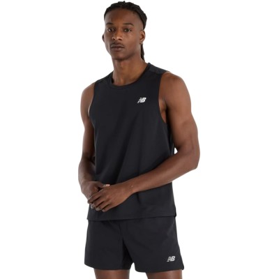 New Balance ΜΠΛΟΥΖΑ SPORT TANK (MT51800 BLACK)