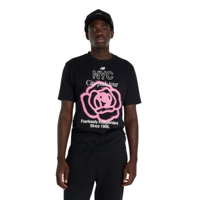 New Balance ΜΠΛΟΥΖΑ NYC CITY RUN T-SHIRT (MT61018I BLACK)