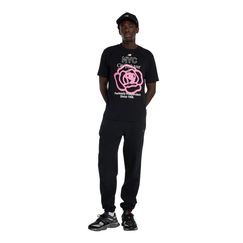 New Balance ΜΠΛΟΥΖΑ NYC CITY RUN T-SHIRT (MT61018I BLACK)