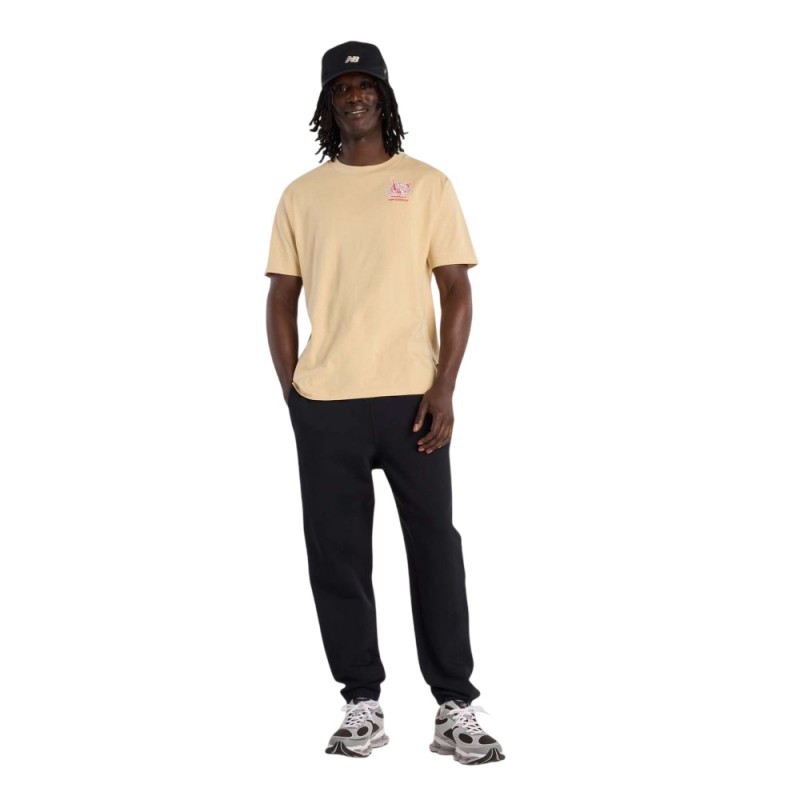 New Balance ΜΠΛΟΥΖΑ RAMEN T-SHIRT (MT61H51D BROWN)