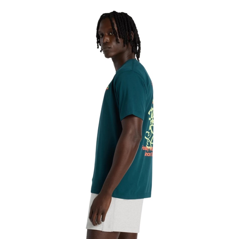 New Balance ΜΠΛΟΥΖΑ BOSTON CITY RUN T-SHIRT (MT61T0QM GREEN)