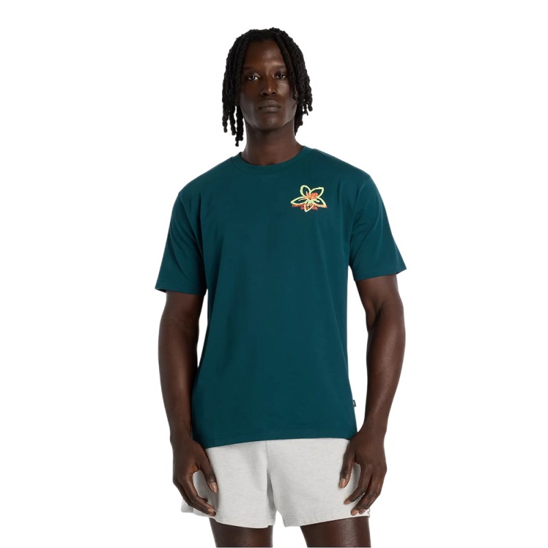 New Balance ΜΠΛΟΥΖΑ BOSTON CITY RUN T-SHIRT (MT61T0QM GREEN)