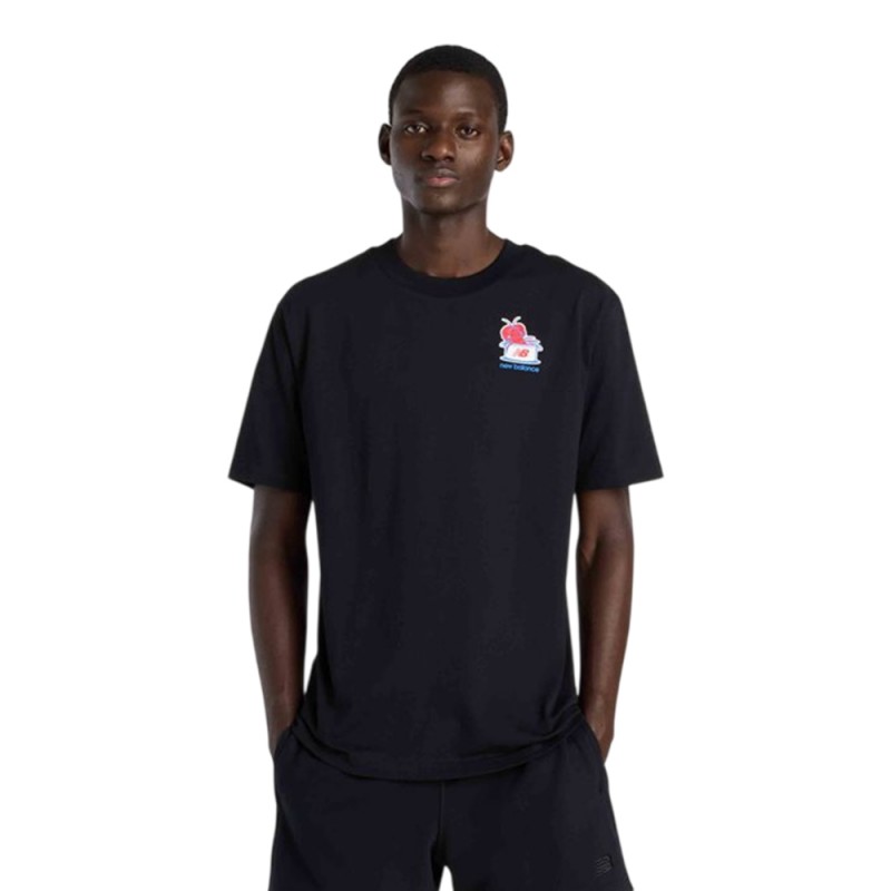 New Balance ΜΠΛΟΥΖΑ LOBSTER ROLL T-SHIRT (MT61Y1F6 BLACK)