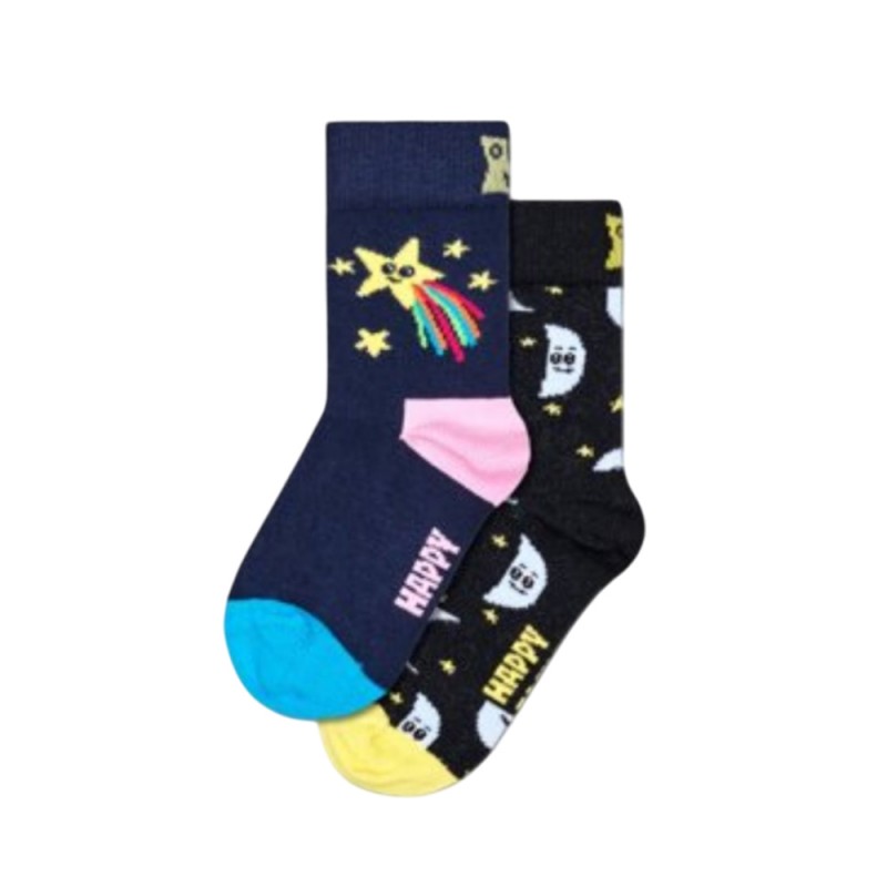 HAPPY SOCKS Kids 2-Pack Shooting Star Gift Set (P001727)