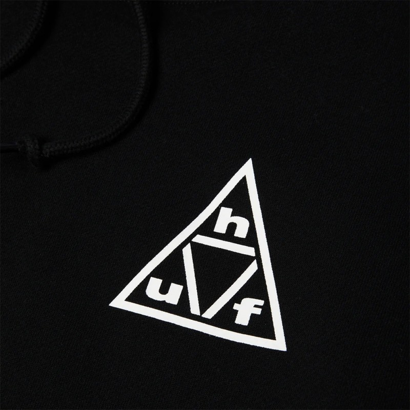 HUF TRIPLE TRIANGLE PO HOODIE (PF00832 BKWHT)