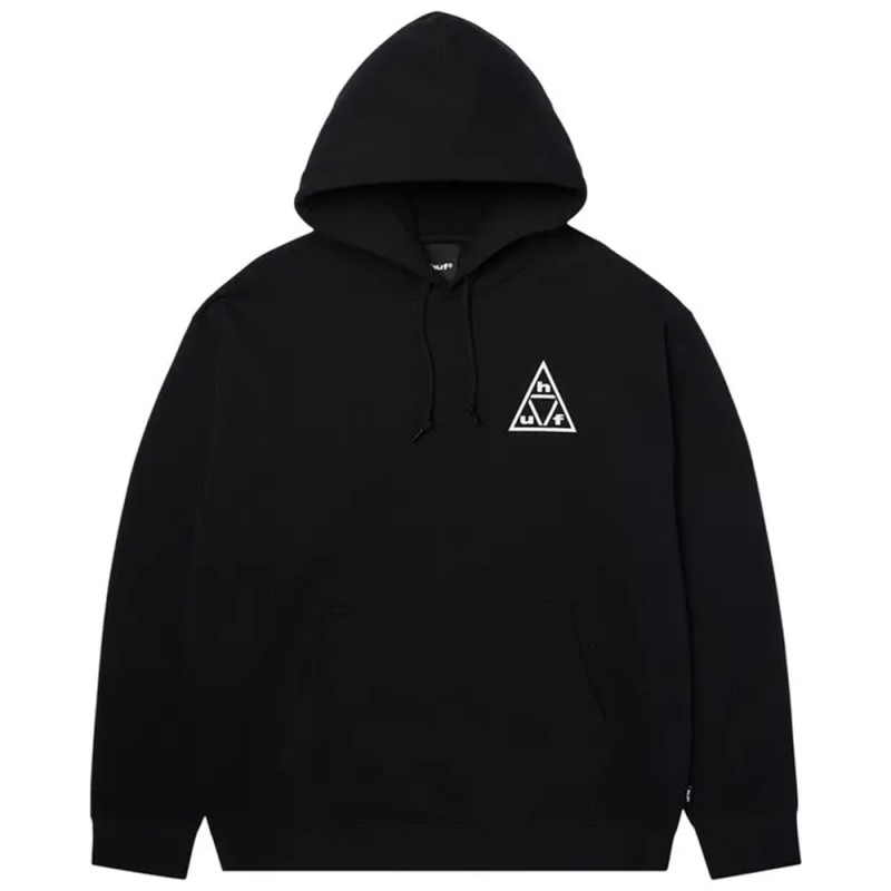HUF TRIPLE TRIANGLE PO HOODIE (PF00832 BKWHT)
