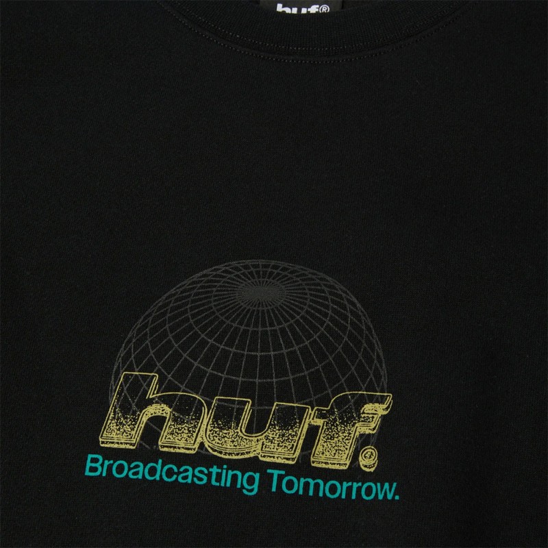 HUF WORLDWIDE NETWORK CREW (PF00839 BLACK)