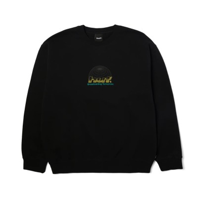 HUF WORLDWIDE NETWORK CREW (PF00839 BLACK)