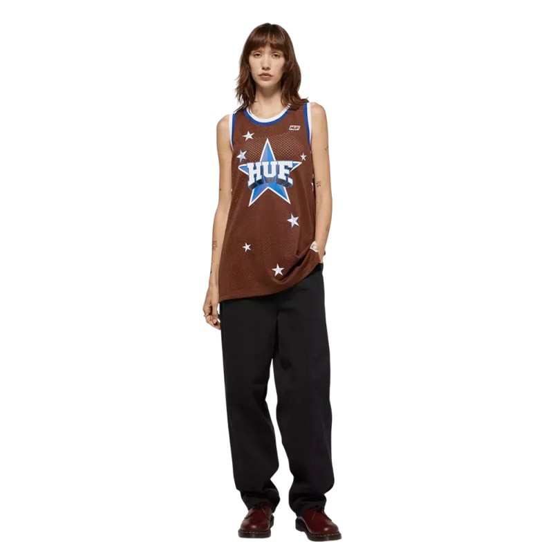 HUF CROMER PANT (PT00242 BLACK-COPPER)