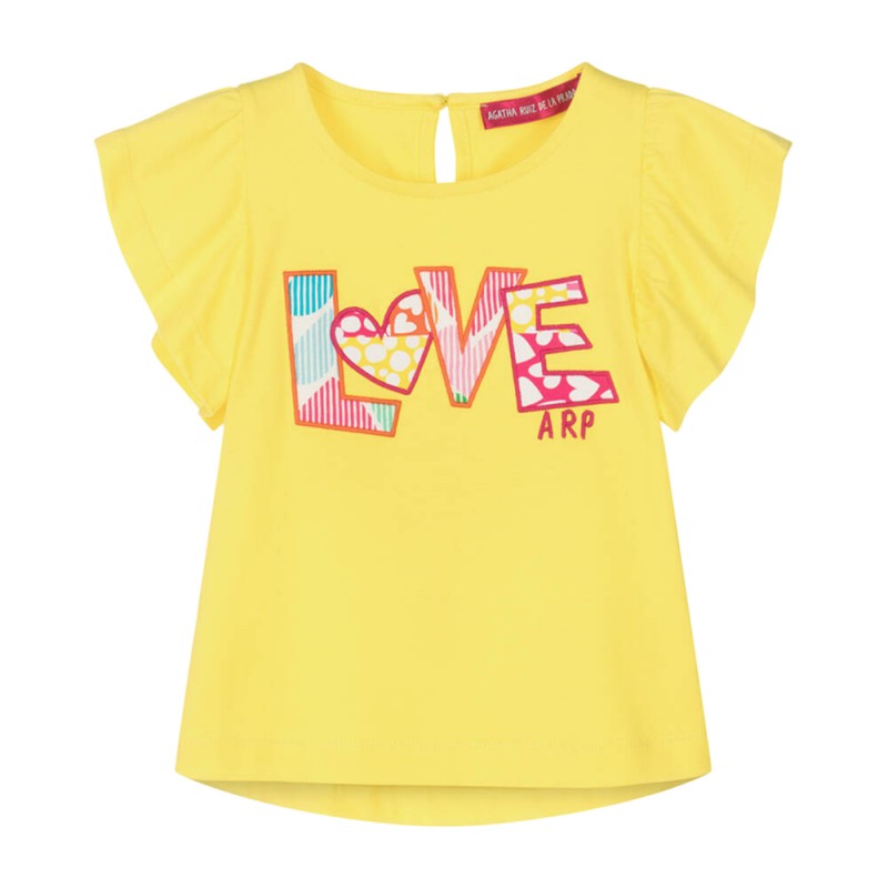 Agatha Ruiz de la Prada GUADALAJARA T-SHIRT ARP (PVTSH.0153 YELLOW)