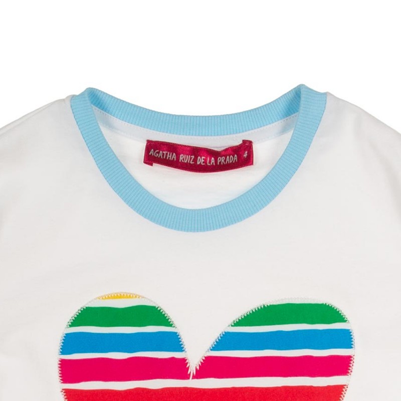 Agatha Ruiz de la Prada NICE T-SHIRT ARP (PVTSH.0169 WHITE)