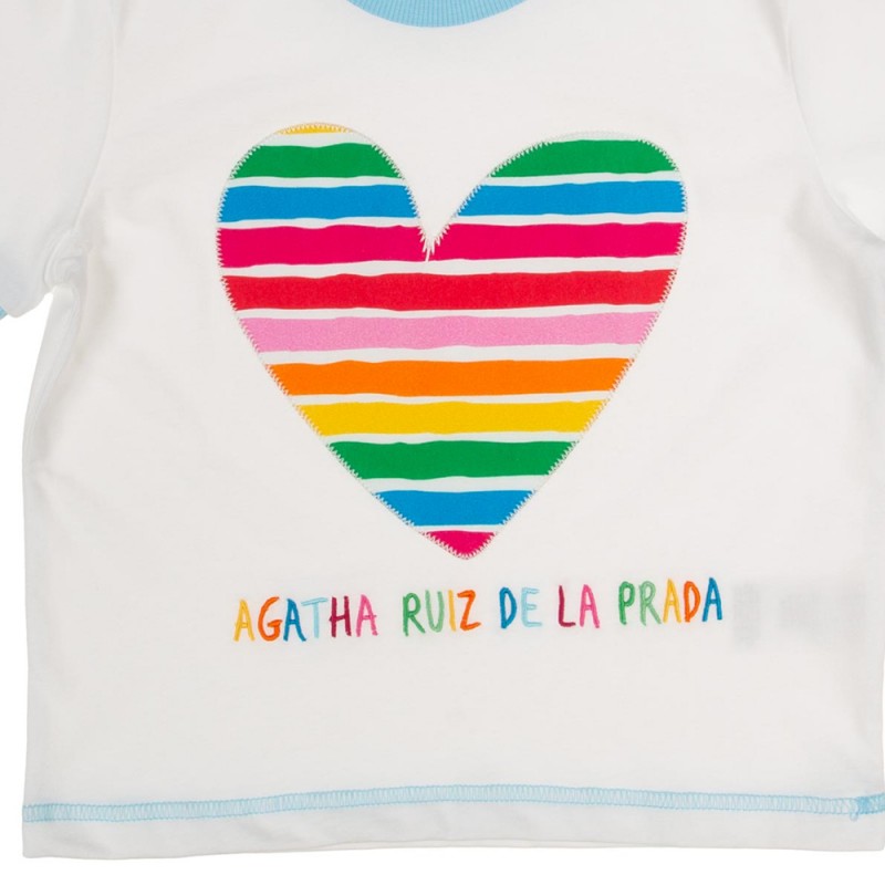 Agatha Ruiz de la Prada NICE T-SHIRT ARP (PVTSH.0169 WHITE)