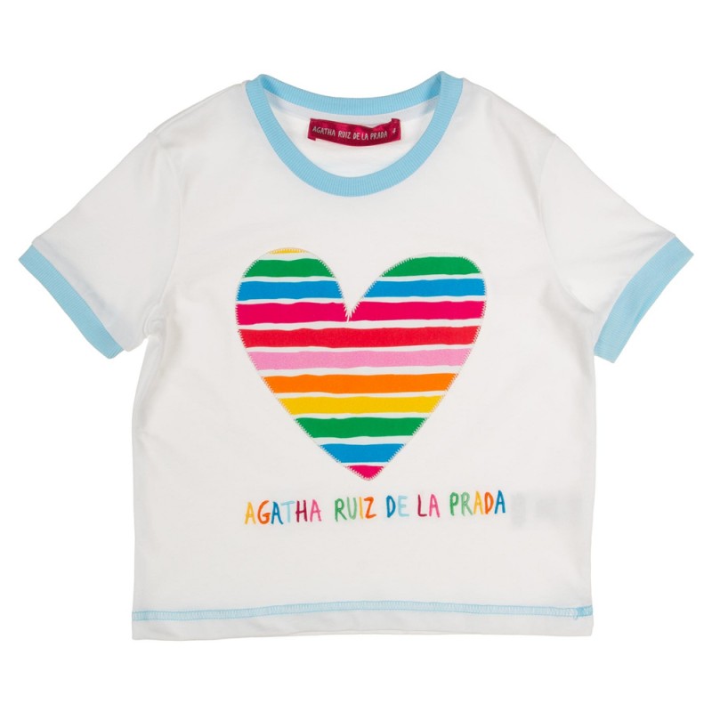 Agatha Ruiz de la Prada NICE T-SHIRT ARP (PVTSH.0169 WHITE)