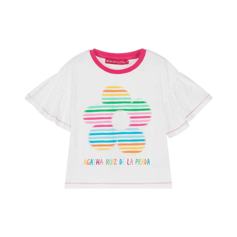 Agatha Ruiz de la Prada  NICE T-SHIRT ARP (PVTSH.0172 WHITE)