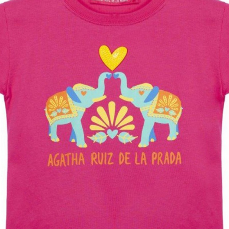 Agatha Ruiz de la Prada GOA T-SHIRT ARP (PVTSH.0473 FUCSHIA)