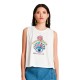 Peace and Chaos SEASHELL TANK TOP - Cotton (S26212B WHITE)