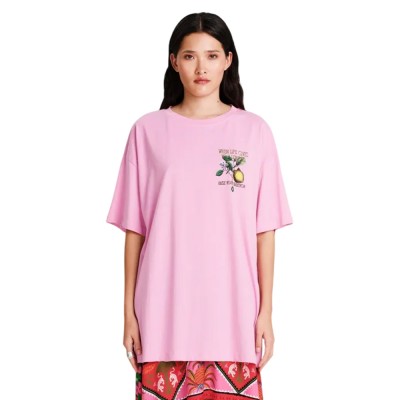 Peace and Chaos LEMON-DROP T-SHIRT - Cotton (S26231B PINK)