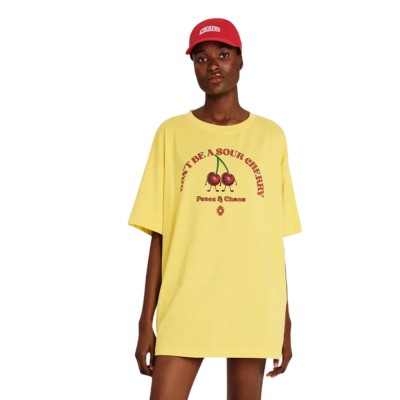 Peace and Chaos CHERRY-BOMB T-SHIRT - Cotton (S26231C YELLOW)