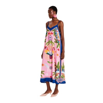 Peace and Chaos PINK-LEMONADE DRESS (S26923A TYPOS)