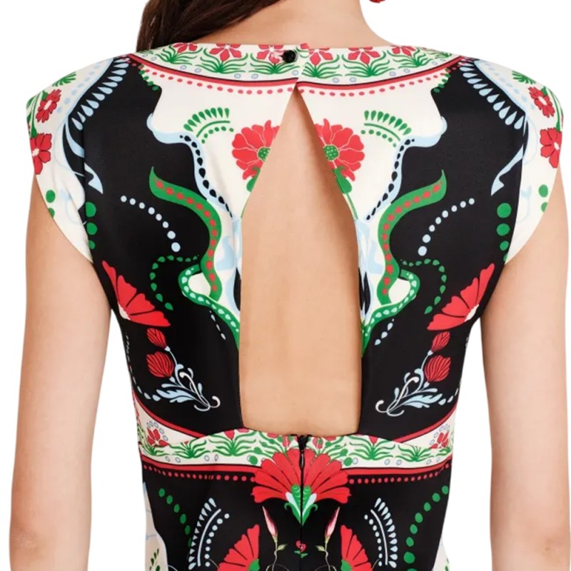 Peace and Chaos POMEGRANATE BODYCON DRESS (S26933 TYPOS)