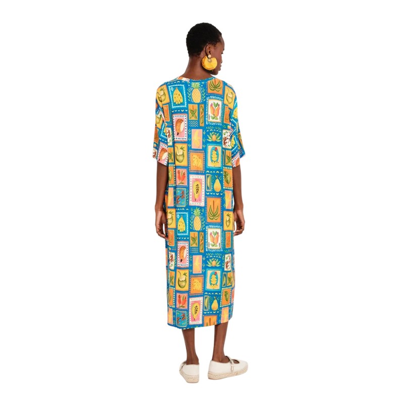Peace and Chaos PAPAYA LONG DRESS - Viscose (S26946 TYPOS)