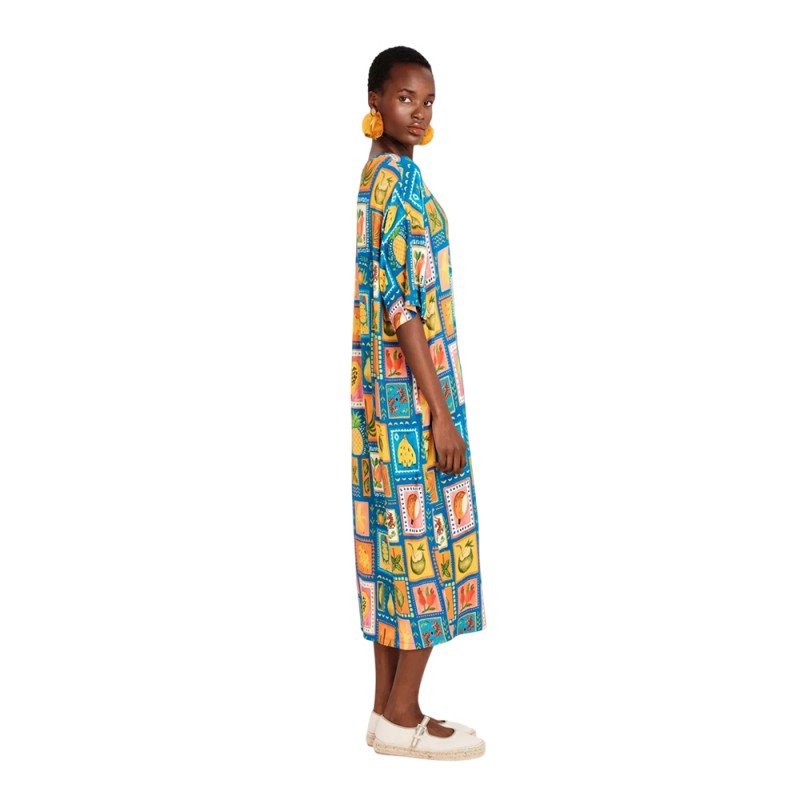 Peace and Chaos PAPAYA LONG DRESS - Viscose (S26946 TYPOS)