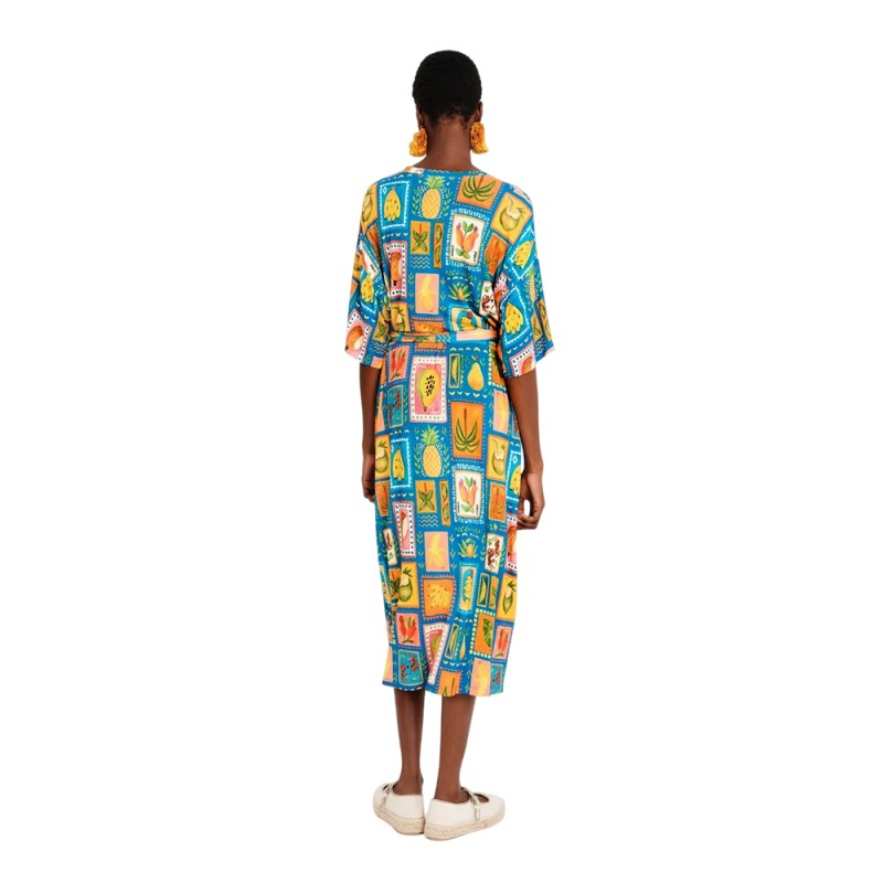 Peace and Chaos PAPAYA LONG DRESS - Viscose (S26946 TYPOS)
