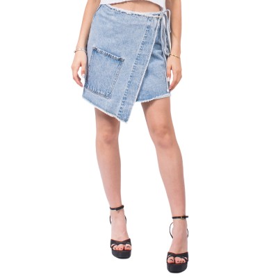 Combos Knitwear DENIM ΦΟΥΣΤΑ MINI ΚΡΟΥΑΖΕ (S4TNDS0088 TYPE)