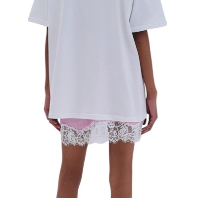 Combos SKIRT MINI SATIN LACE (S6ELSM0083 BABY PINK)