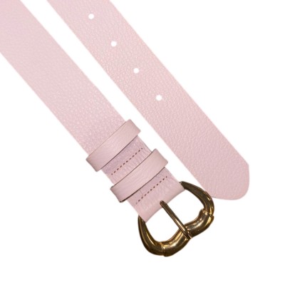Combos BELT LEATHER HEART BUCKLE (S6GRBE0094 BABY PINK)