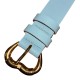 Combos BELT LEATHER HEART BUCKLE (S6GRBE0094 LIGHT BLUE)