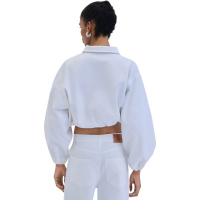 Combos DENIM JACKET CROP (S6TNDJ0048 WHITE)
