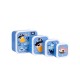 A little lovely company: Σετ 4 δοχεία φαγητού Lunch & Snack Box - Pirates (SBSEPI80)