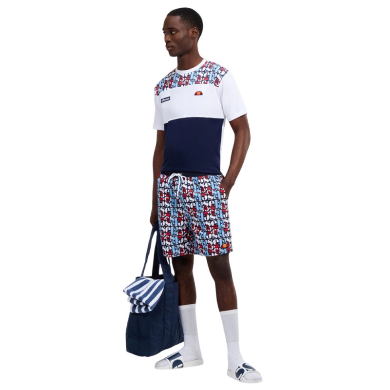 Ellesse USA CLASSICS BLOCK AOP SHORT SWIM SHORT ΜΑΓΙΟ ΑΝΔΡΙΚΟ (SHZ22141 943)