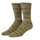 HUF VARIETY 3 PACK SOCK (SK00767 CREAM-OLIVE-BROWN)
