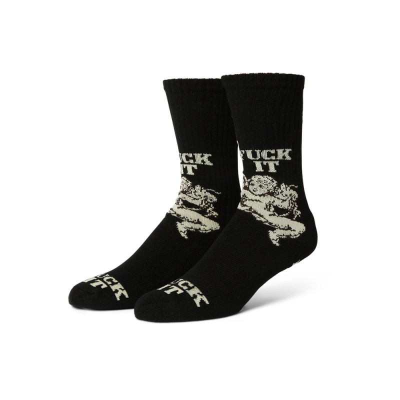 HUF DIVINE CREW SOCK (SK00940 BLACK)