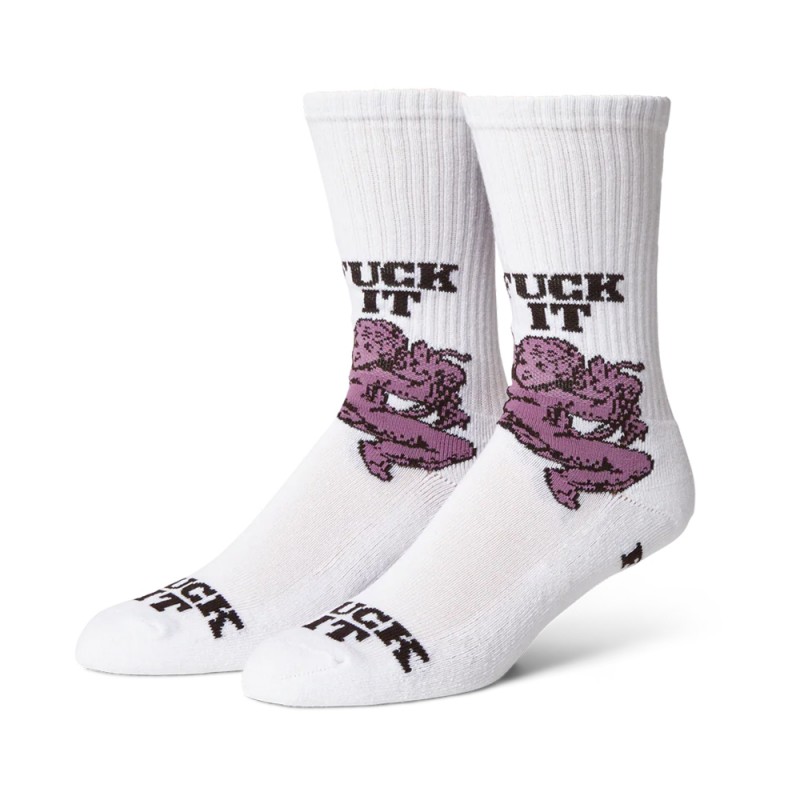 HUF DIVINE CREW SOCK (SK00940 WHITE)