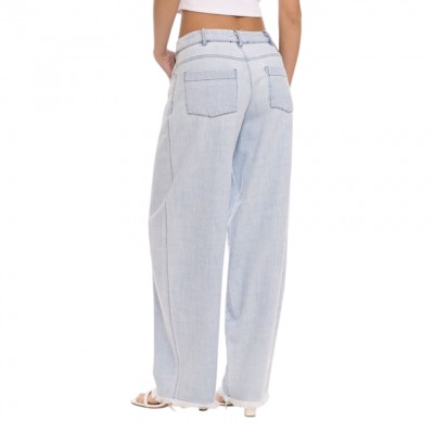 4Tailors Ringing Wide leg pants (SS26-004 DENIM)
