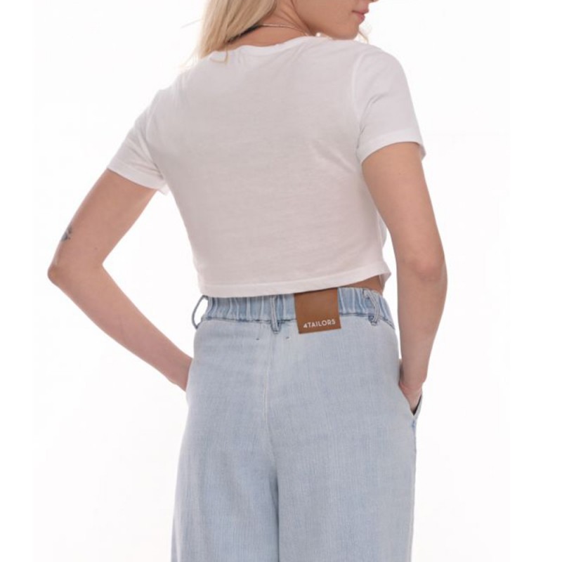 4Tailors Connect me Crop Top (SS26-175 WHITE)