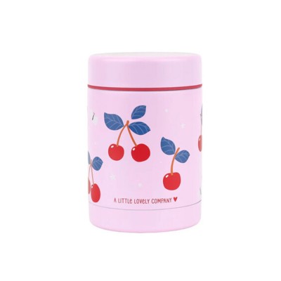 A little lovely company: Θερμός φαγητού από ανοξείδωτο ατσάλι 300ml - Cherries (SSFJCH01)