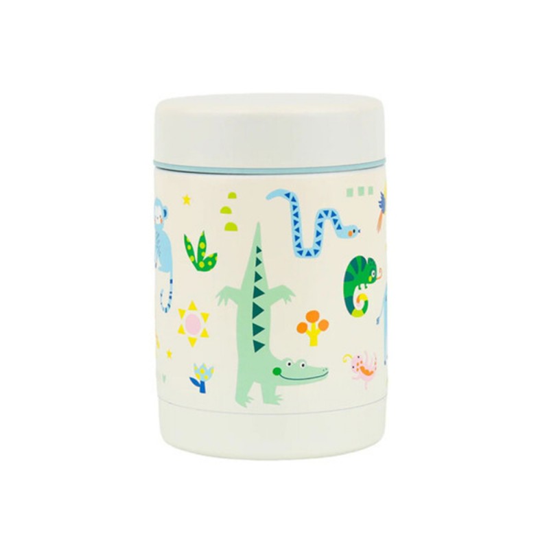 A little lovely company: Θερμός φαγητού από ανοξείδωτο ατσάλι 300ml - Jungle (SSFJJU04)