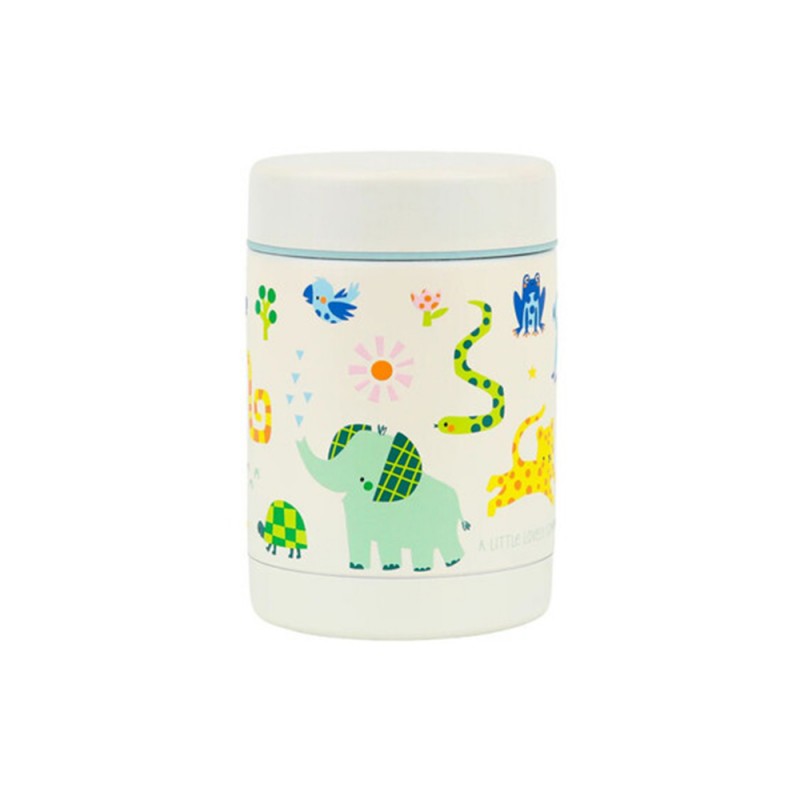 A little lovely company: Θερμός φαγητού από ανοξείδωτο ατσάλι 300ml - Jungle (SSFJJU04)
