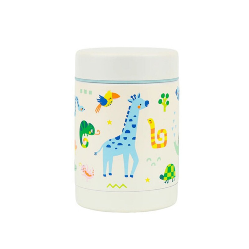 A little lovely company: Θερμός φαγητού από ανοξείδωτο ατσάλι 300ml - Jungle (SSFJJU04)