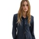 Sun Set Go MOSS SHIRT-JACKET (SSGFW25001 Blue Stripes)