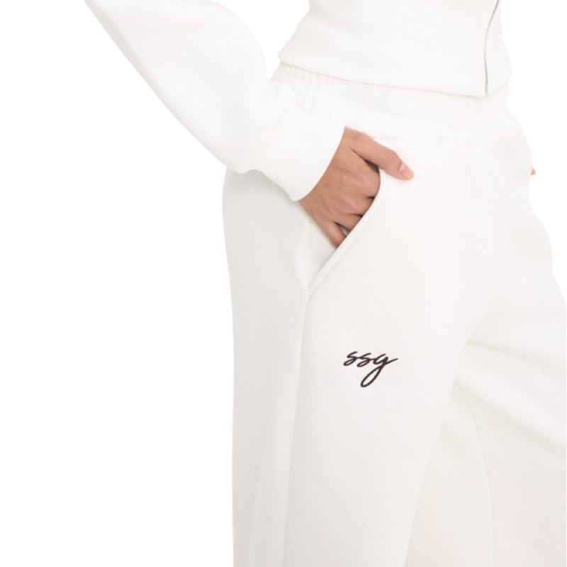 Sun Set Go ZEN SWEATPANTS (SSGFW26004 White) Sun Set Go ZEN SWEATPANTS (SSGFW26004 White)