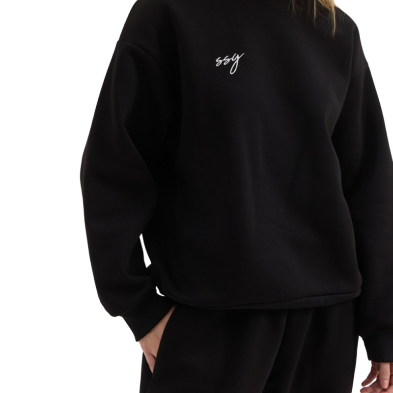 Sun Set Go MABEL SWEATSHIRT (SSGFW26010 Black) Sun Set Go MABEL SWEATSHIRT (SSGFW26010 Black)