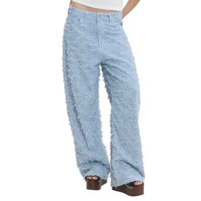 Sun Set Go MONICA STRIPED JEANS (SSGSU26003 White Stripes)